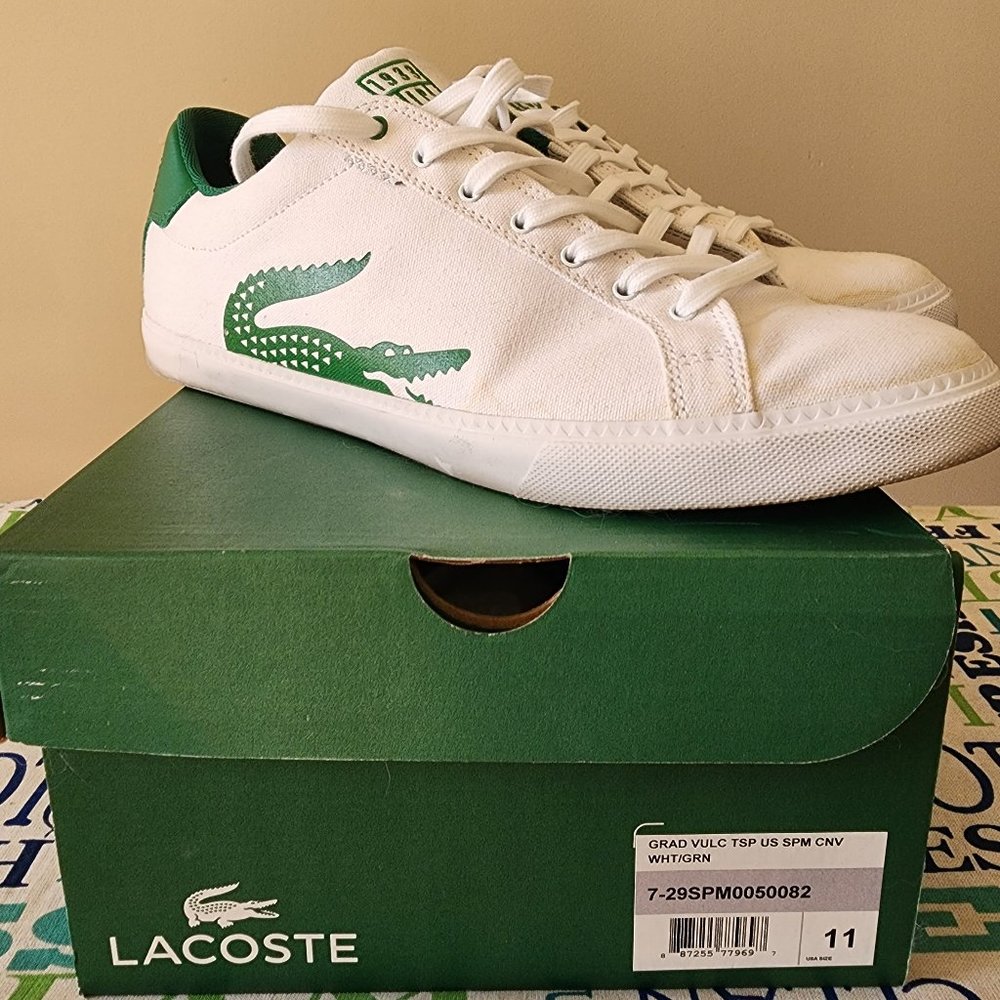 Lacoste Men's Grad Vulc Sneaker 11 M US